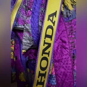Honda Belt Purple and Yellow Women's (Adjustable Clamp)